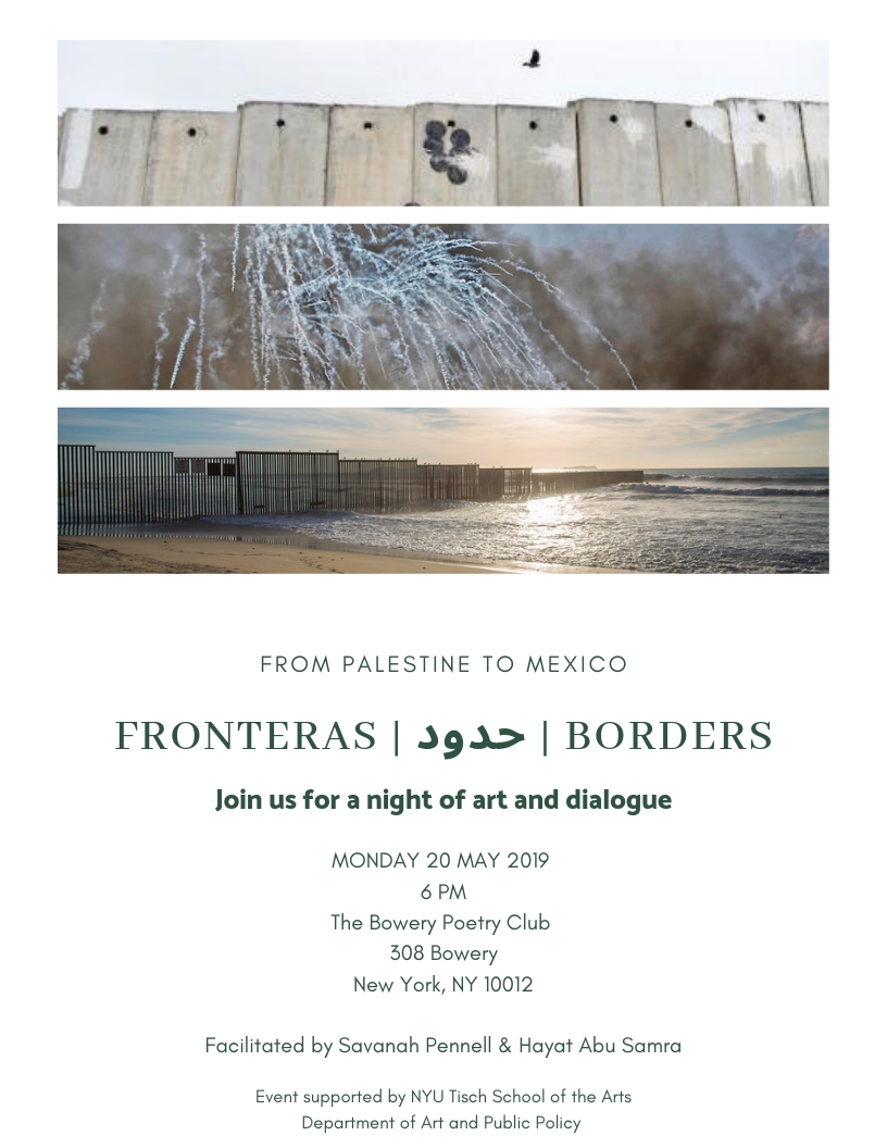 From Palestine to Israel: Fronteras, Hudud, Borders